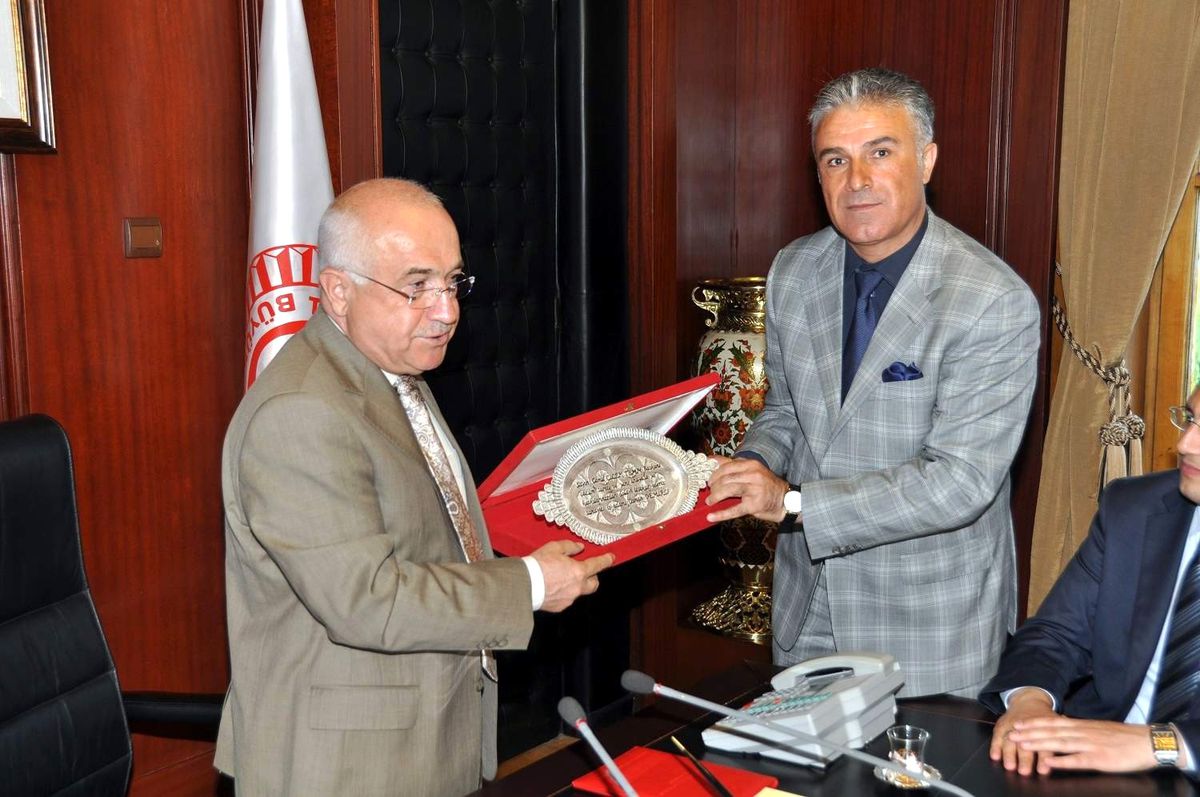 İşadamı Osman Demirci TBMM Başkanı Cemil Çiçek\'i Ziyaret Etti