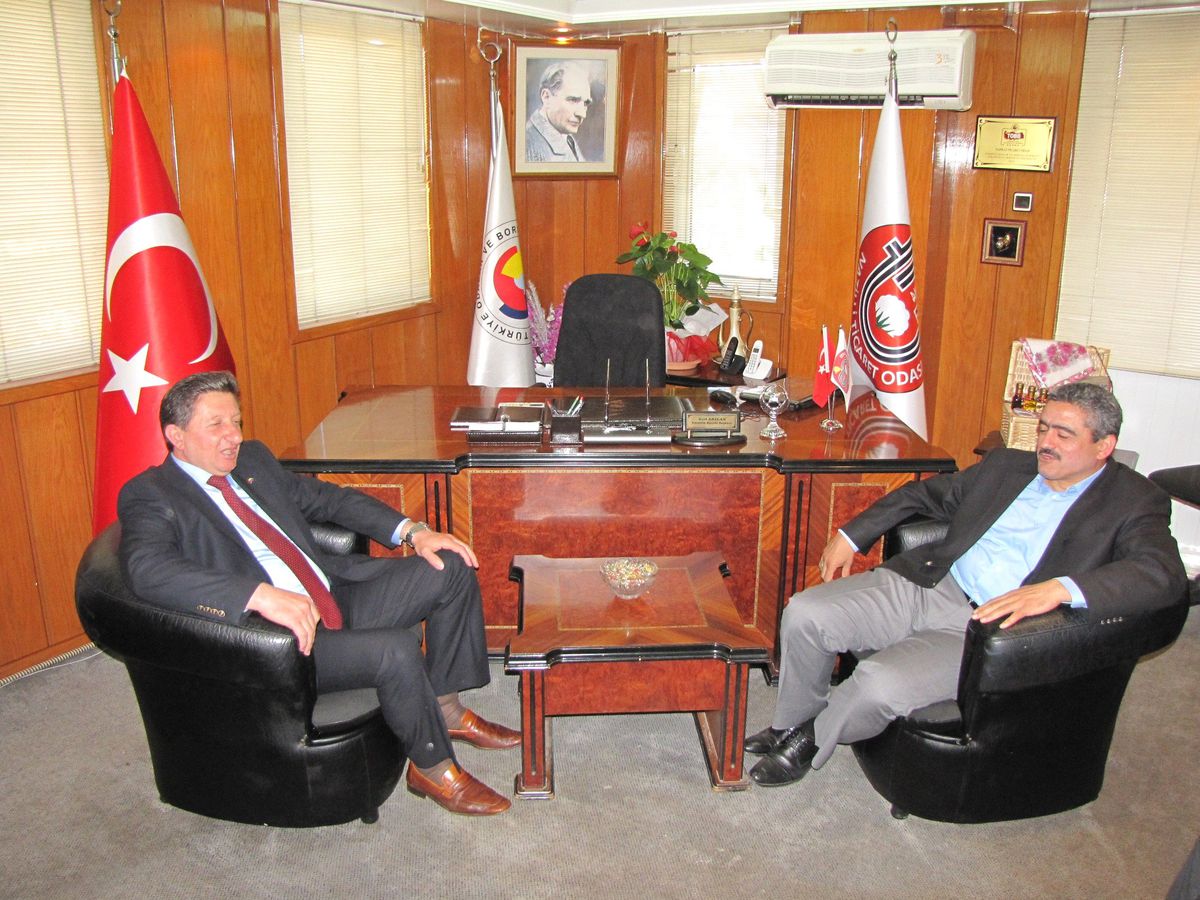 Başkan Alıcık\'tan Nuri Arslan\'a Hayırlı Olsun Ziyareti