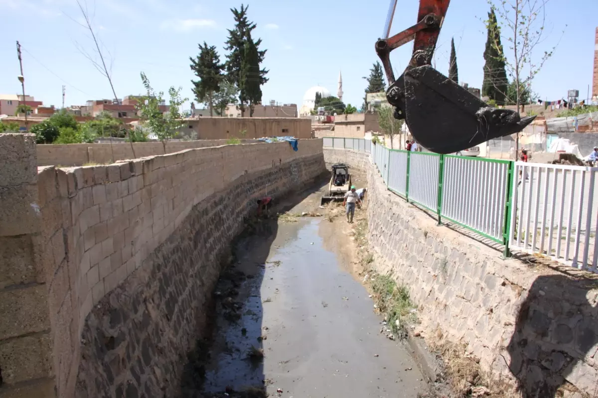 Ceylanpınar Belediyesi Antep Deresini Temizledi