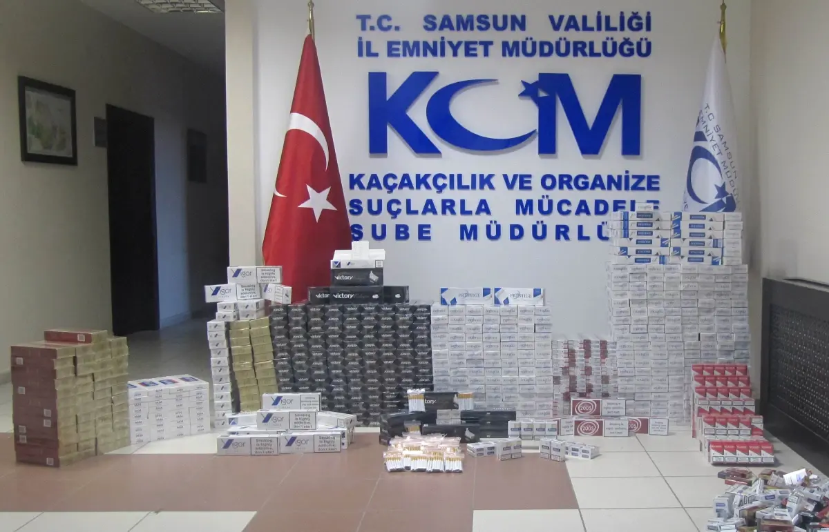 Evinde ve İş Yerinde 6 Bin 802 Paket Kaçak Sigara Ele Geçti