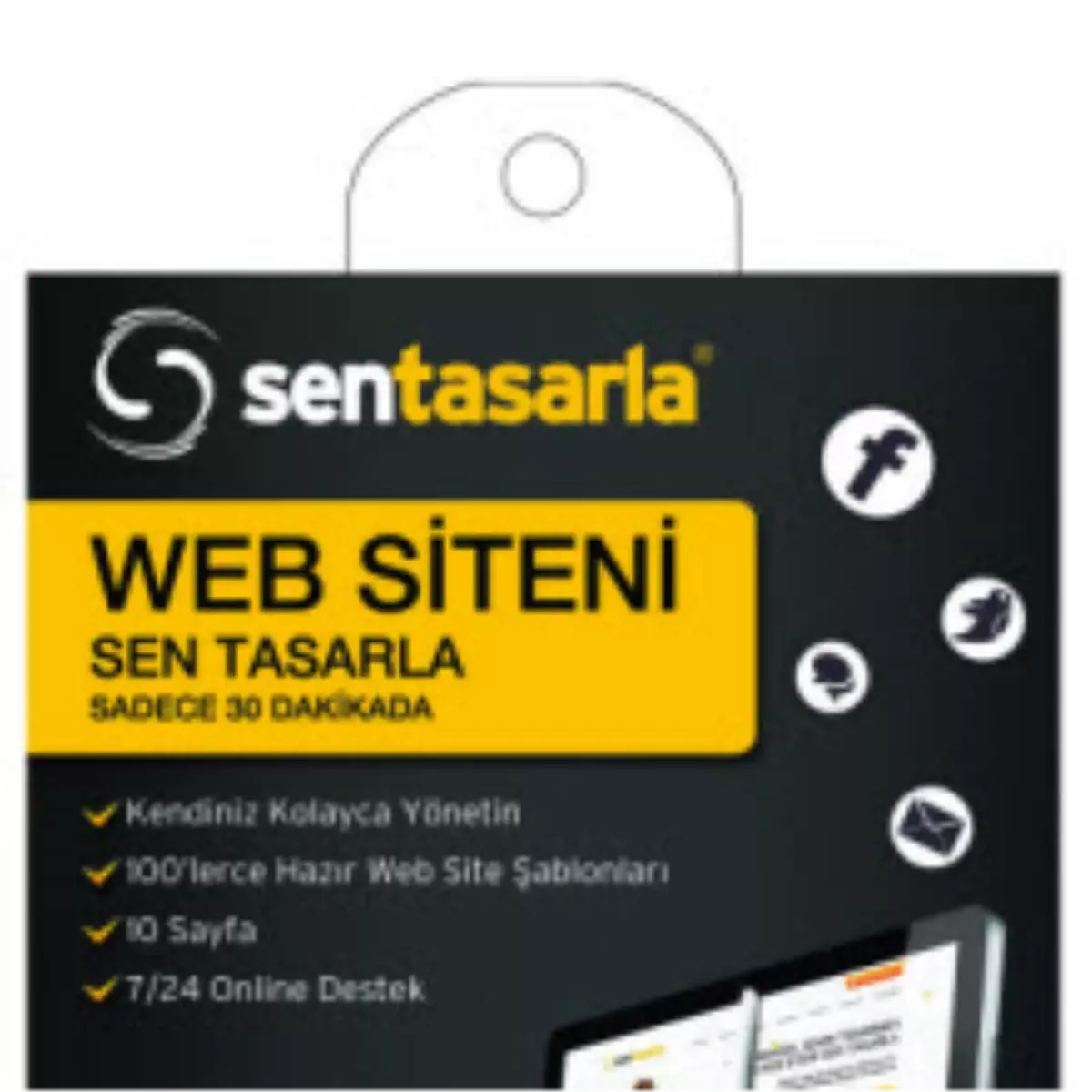 30 dk\'da web sitesi yapın!