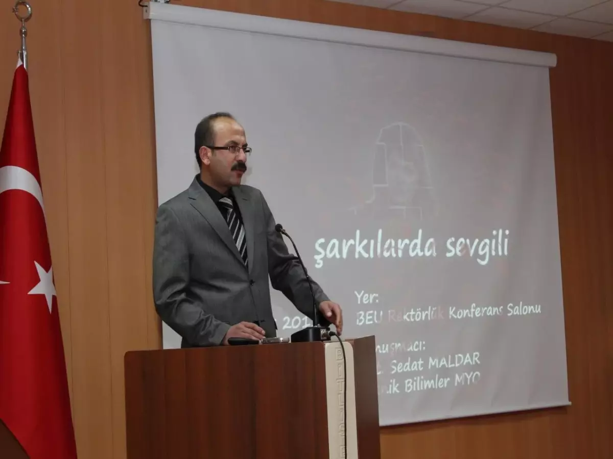 Beü\'de \'Şarkılarda Sevgili\' Konferansı