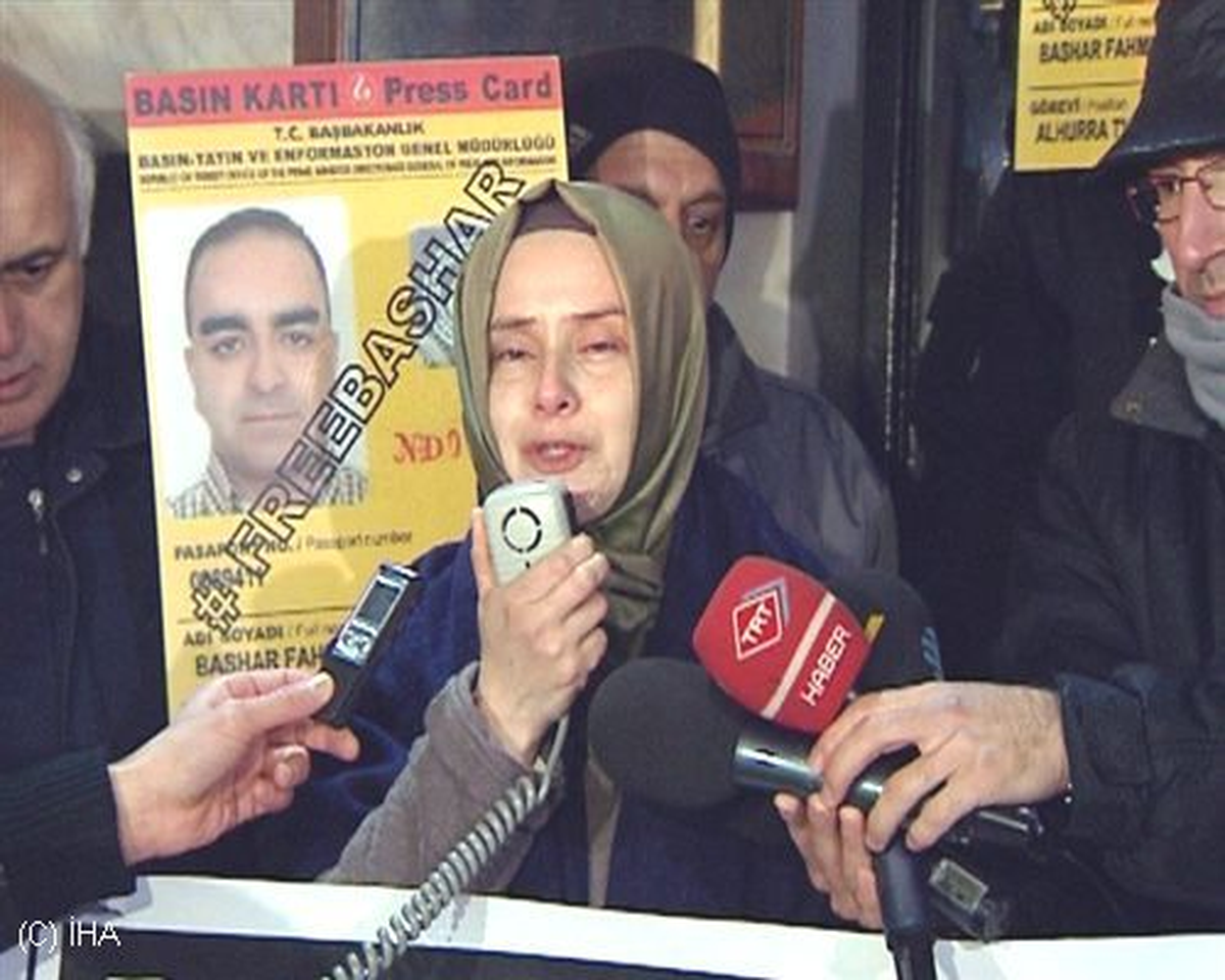 Filistinli Gazeteci Bashar Kadumi İçin "Özgürlük" Eylemi