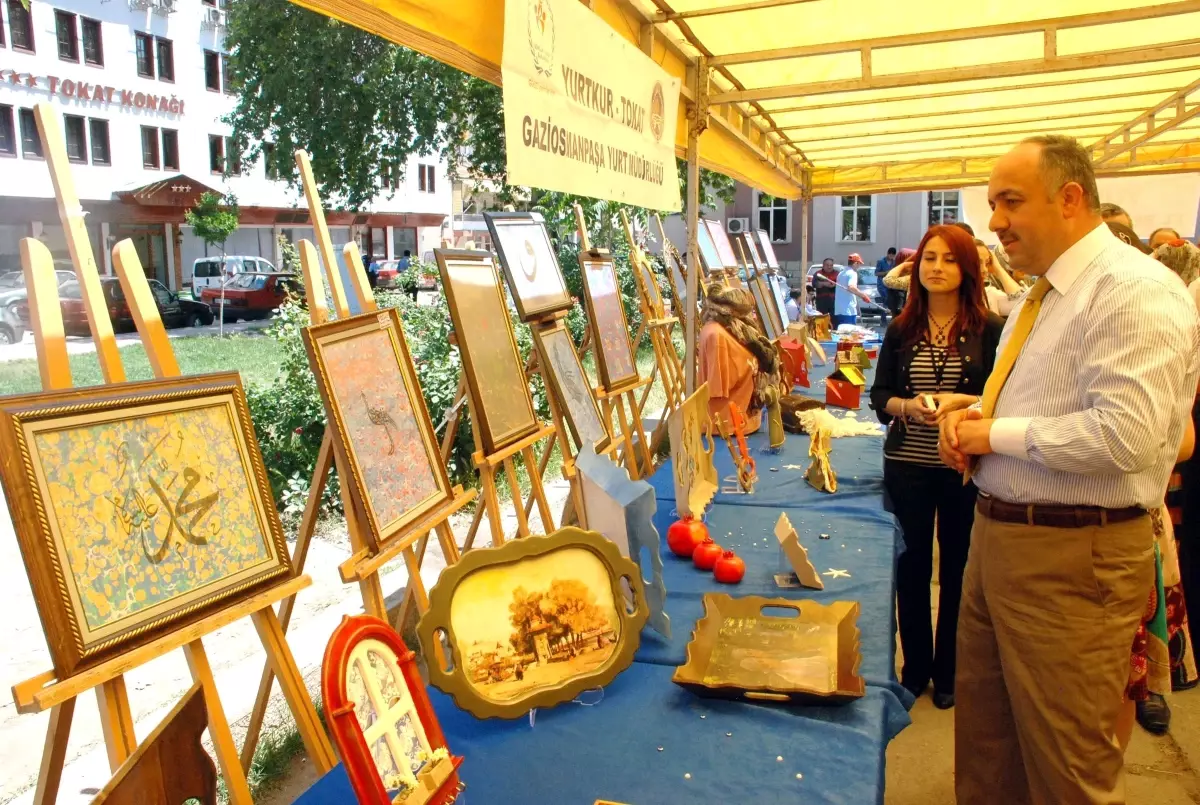 Tokat KYK\'dan El Becerileri Sergisi