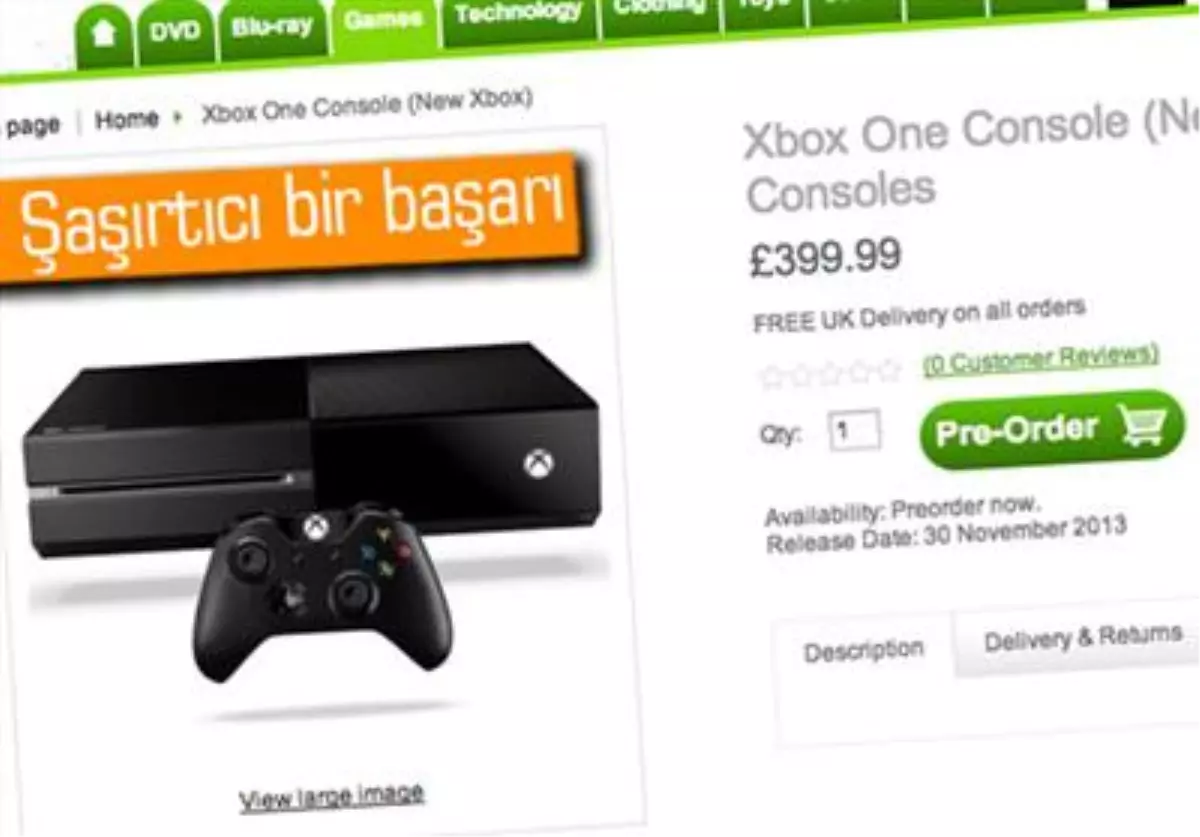 Xbox One Ön Siparişleri Playstation 4\'ün Önünde İlerliyor