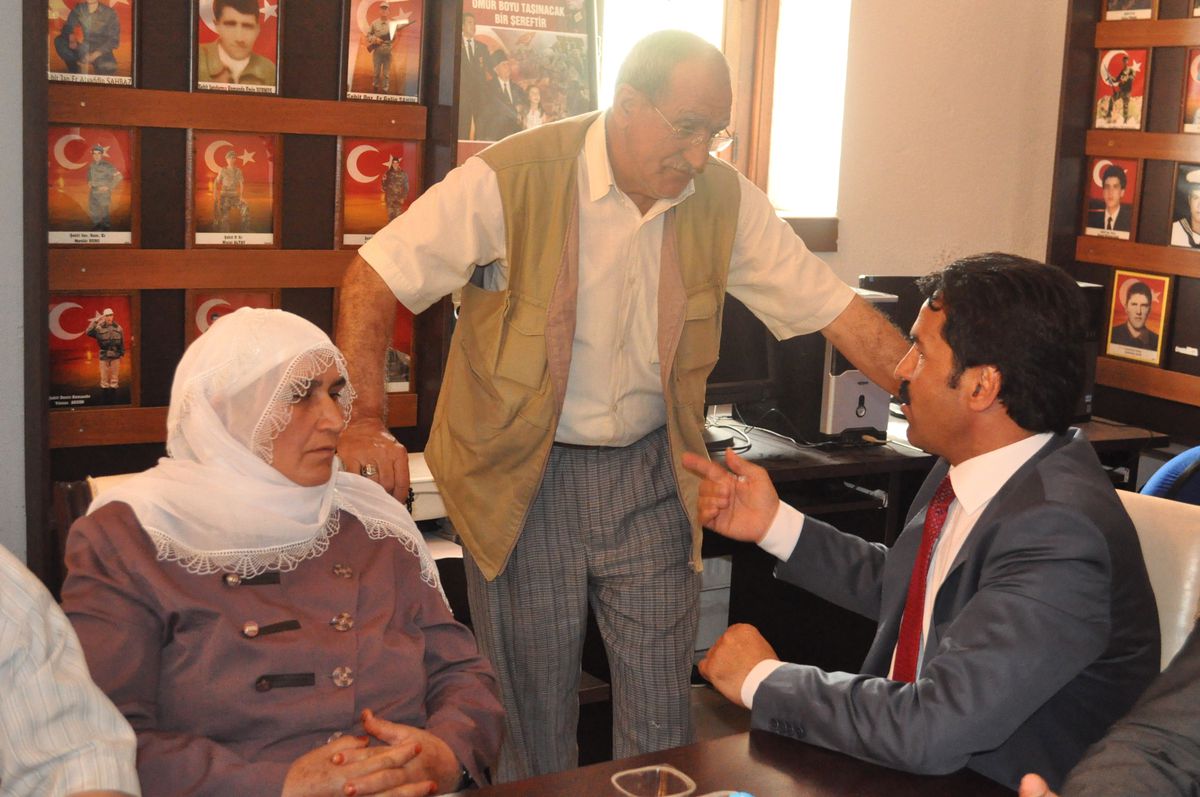 Başkan Yaman Şehit Aileleriyle Bir Araya Geldi