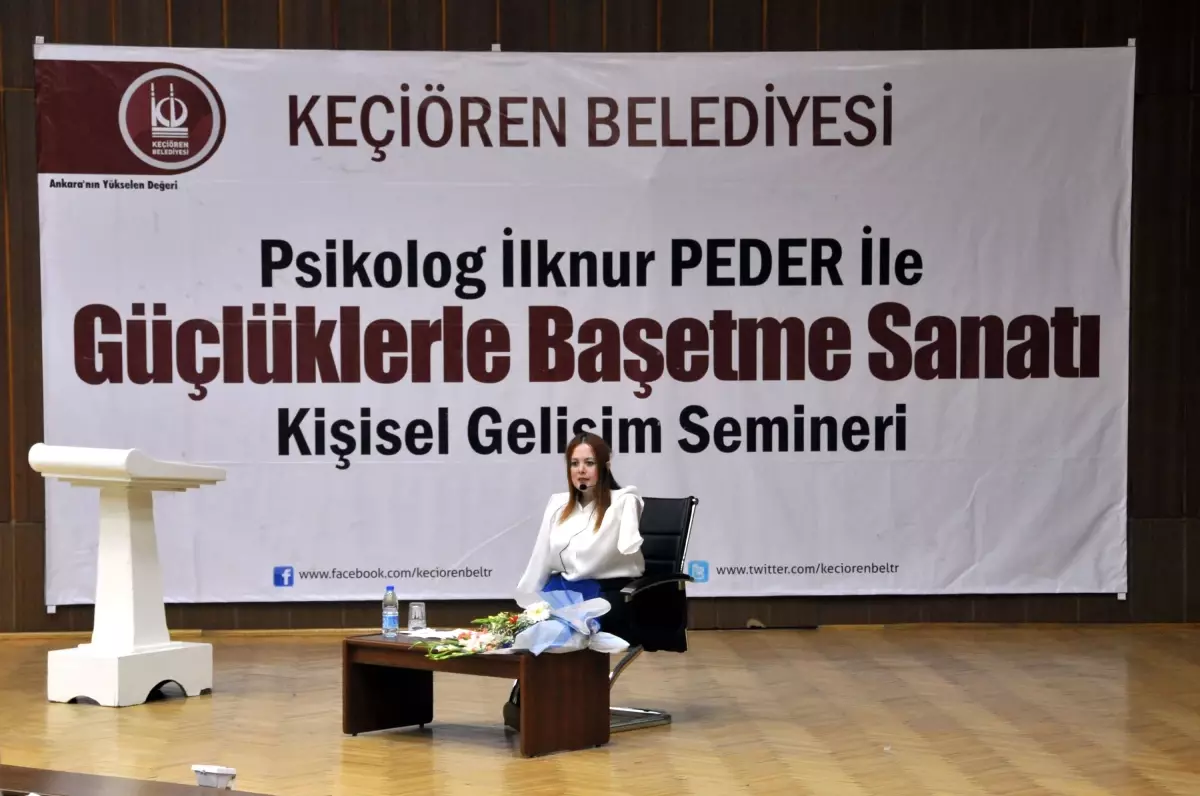 Keçiören\'de "Güçlüklerle Başetme Sanatı" Kişisel Gelişim Semineri