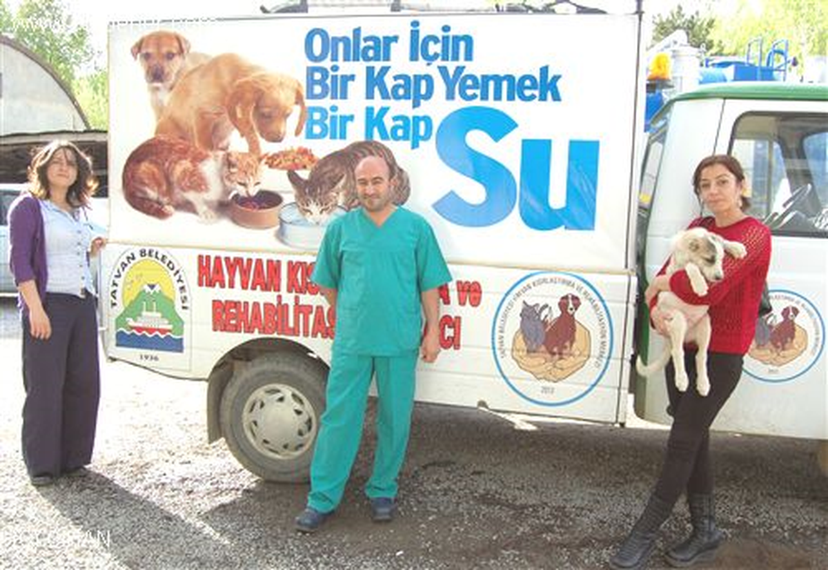 Tatvan\'da Hayvanlar İçin Araç Tahsis Edildi