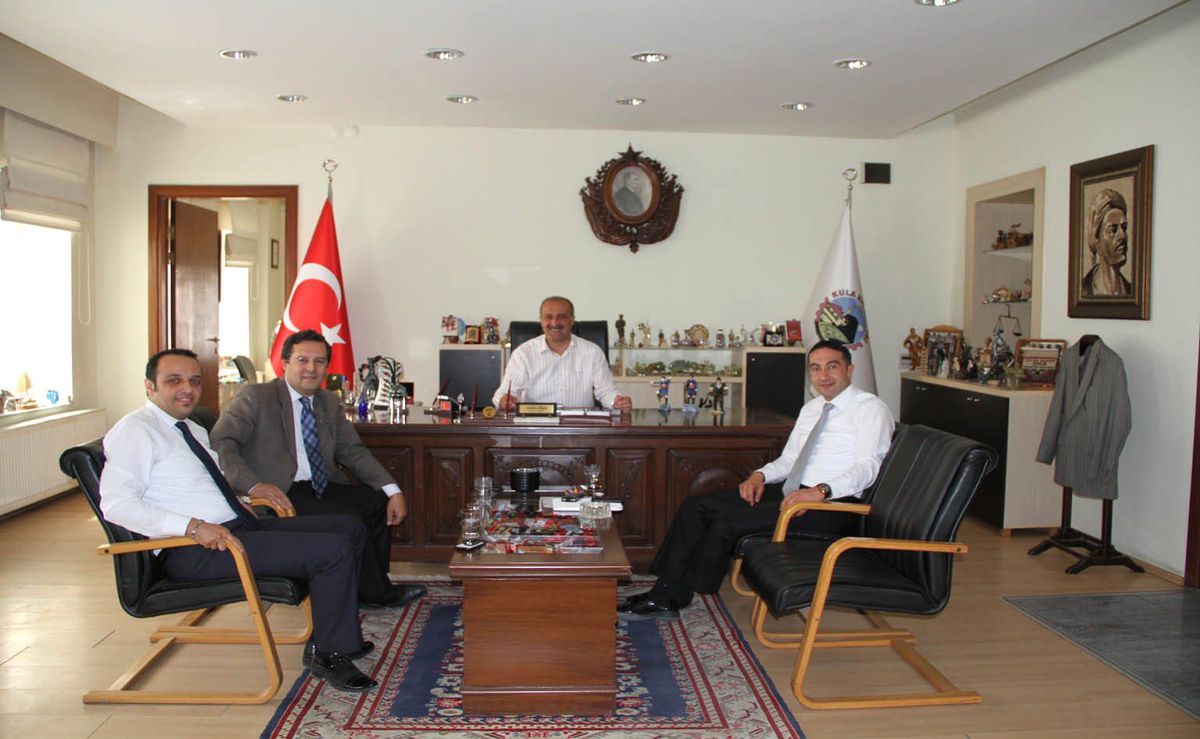 Başkan Aşkın\'a Bankacı Ziyareti