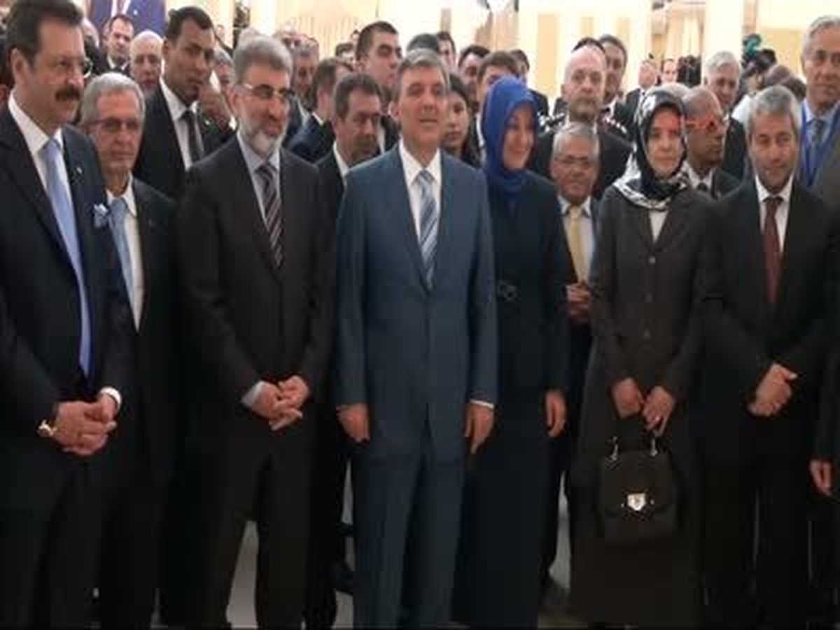 Gül, Aşkabat\'ta Türk Toplumu ile Bir Araya Geldi