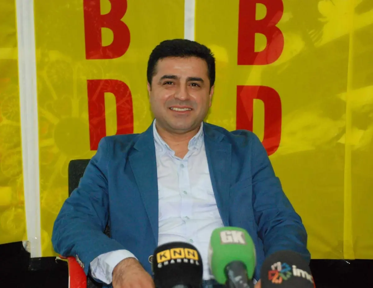 BDP Genel Başkanı Demirtaş\'tan Gündeme İlişkin Açıklamalar