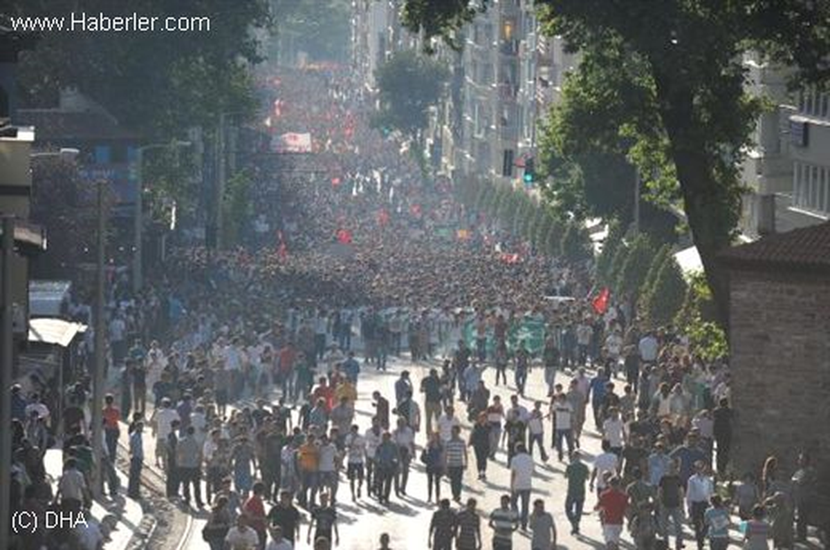 Bursa\'da Gezi Parkı Protestosu