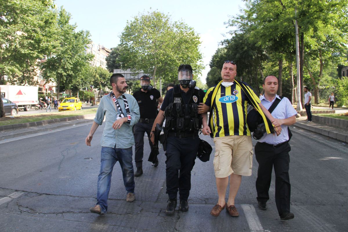 Gezi Parkı Eyleminde Taraftar Dayanışması