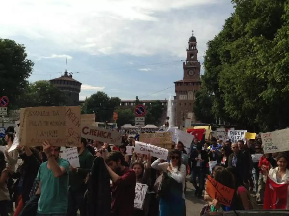 Milano\'dan Gezi Parkı Eylemlerine Destek