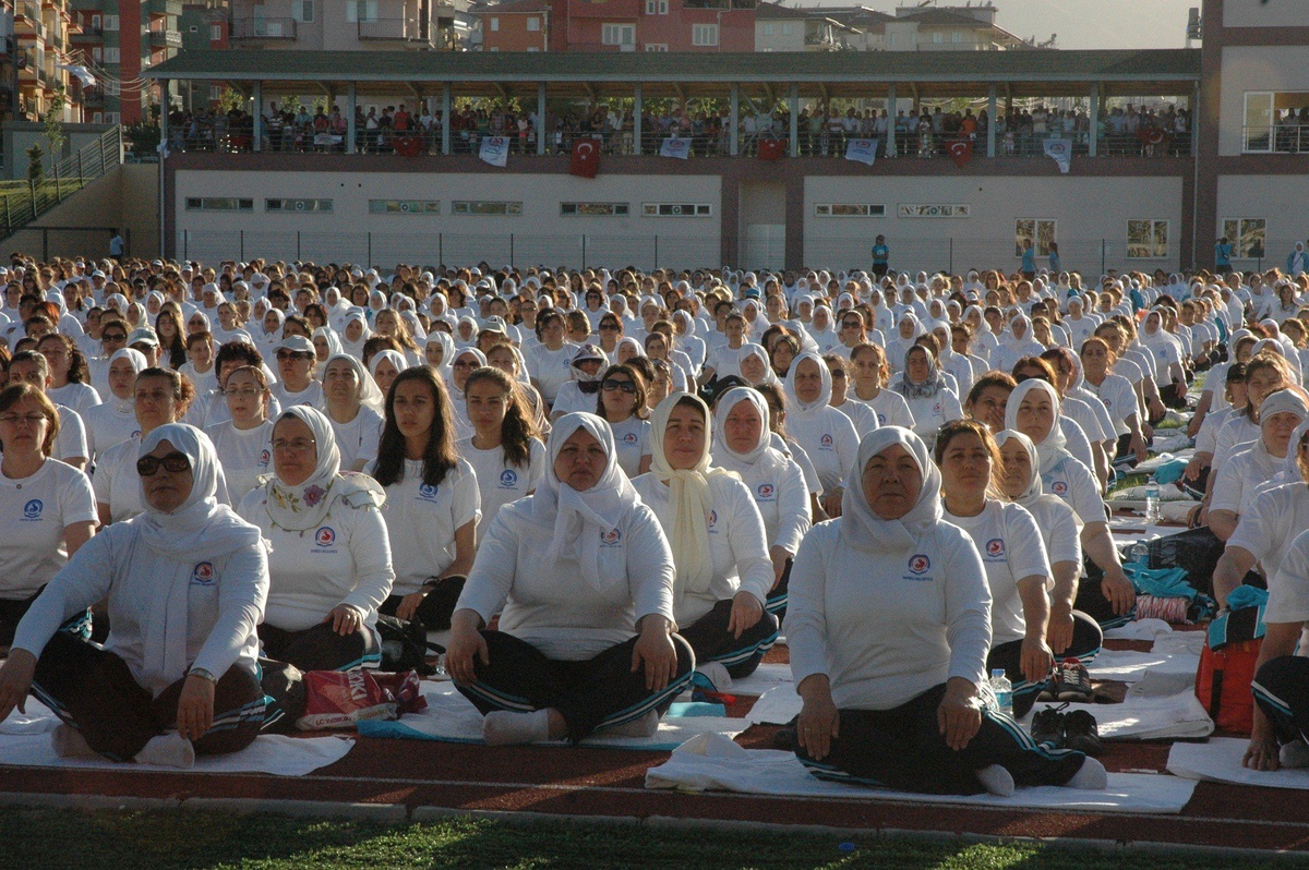 Pilatesle Guinnes Rekorlar Kitabı\'na Girdiler