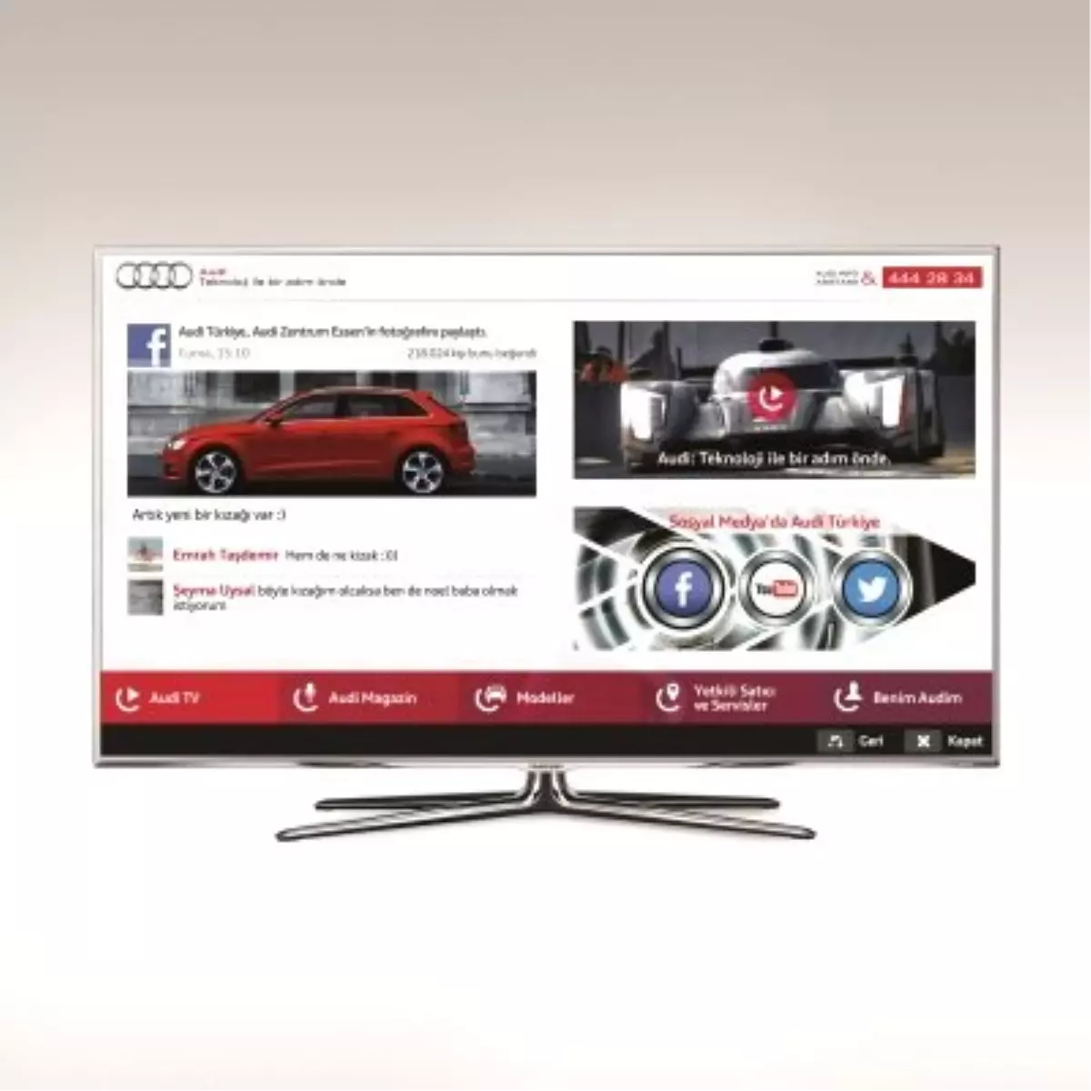 Audi Showroom\'u Smart TV ile Evlere Geliyor