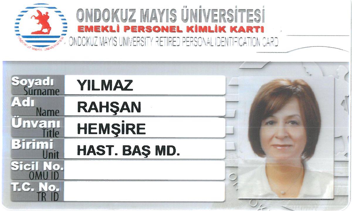 Omü'de Emekli Personele Kimlik Kartı