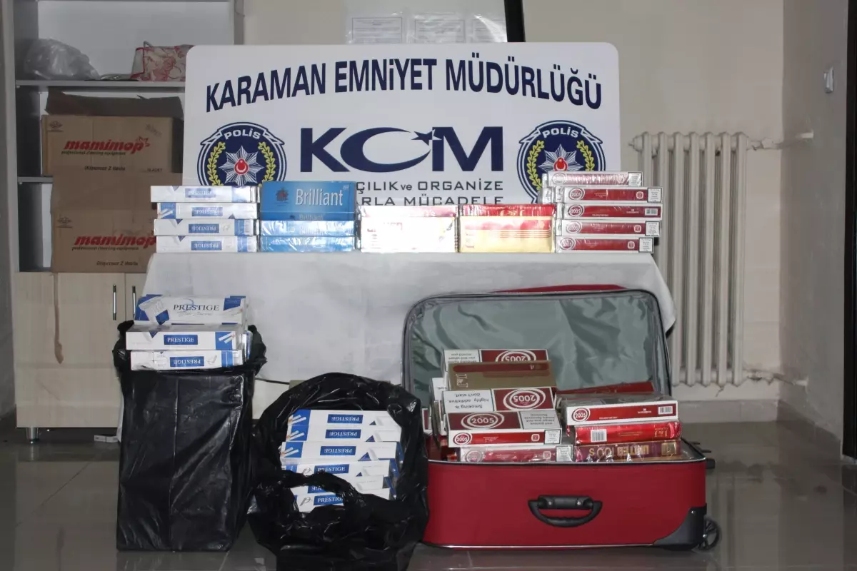 2 Bin 660 Paket Kaçak Sigara Ele Geçirildi