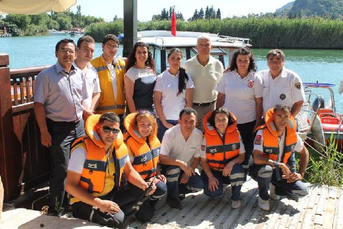 Dalyan Kanalı'nda Ambulans Bot Hizmete Girdi
