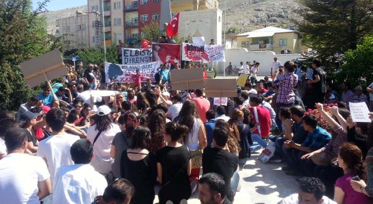 Elbistan\'da Gezi Parkı Protestosu