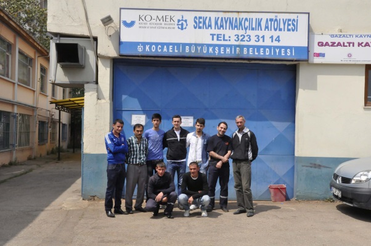 Hükümlülere KO-MEK\'ten Kaynakçılık Eğitimi