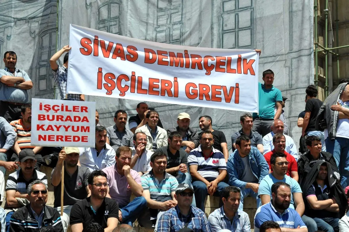 SİDEMİR İşcilerinden Maaş Protestosu