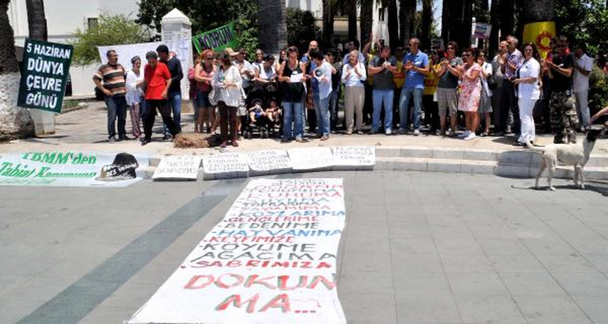 Bodrum\'dan Gezi Parkı Direnişine Destek
