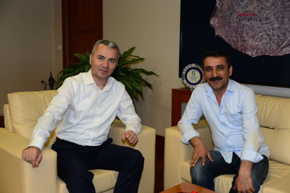Latif Doğan \'dan Başkan Uzun\'a Ziyaret
