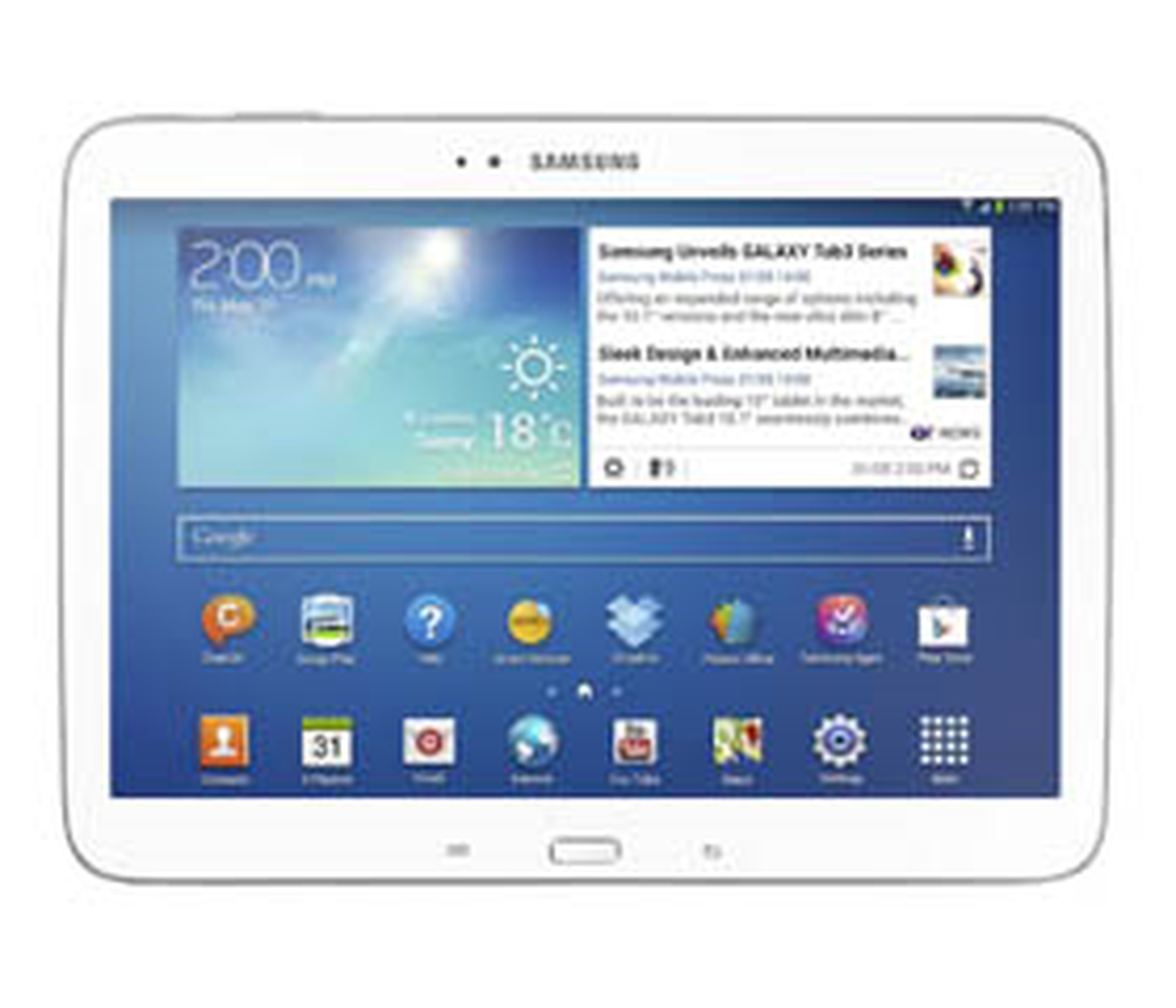 Samsung\'dan Intel İşlemcili Tablet: Galaxy Tab 3 10.1