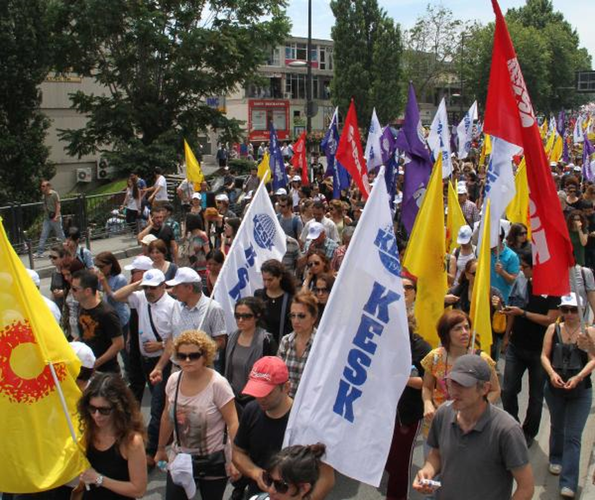 Sendikalar Taksim\'de