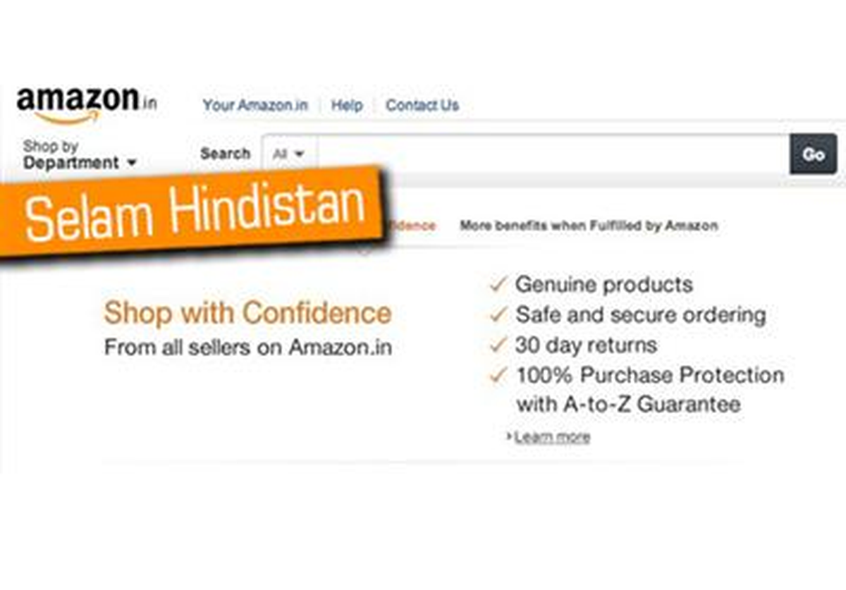 Amazon Hindistan İş Hayatına Merhaba Diyor