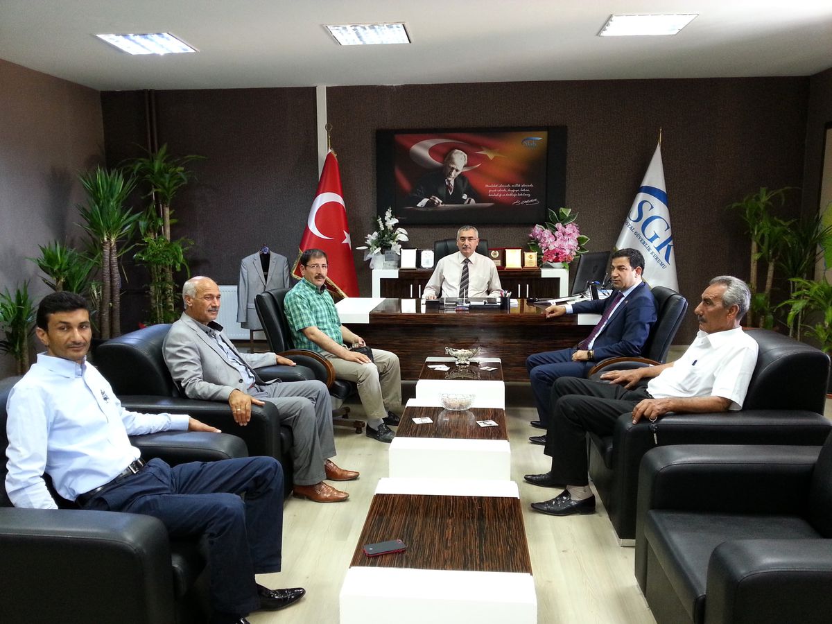 Başkan Yavuz\'dan Sgk İl Müdürü Kılıç\'a Ziyaret