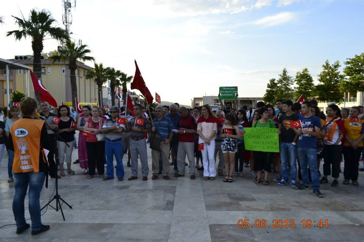 Dünya Çevre Günü\'nde, Taksim\'e Destek