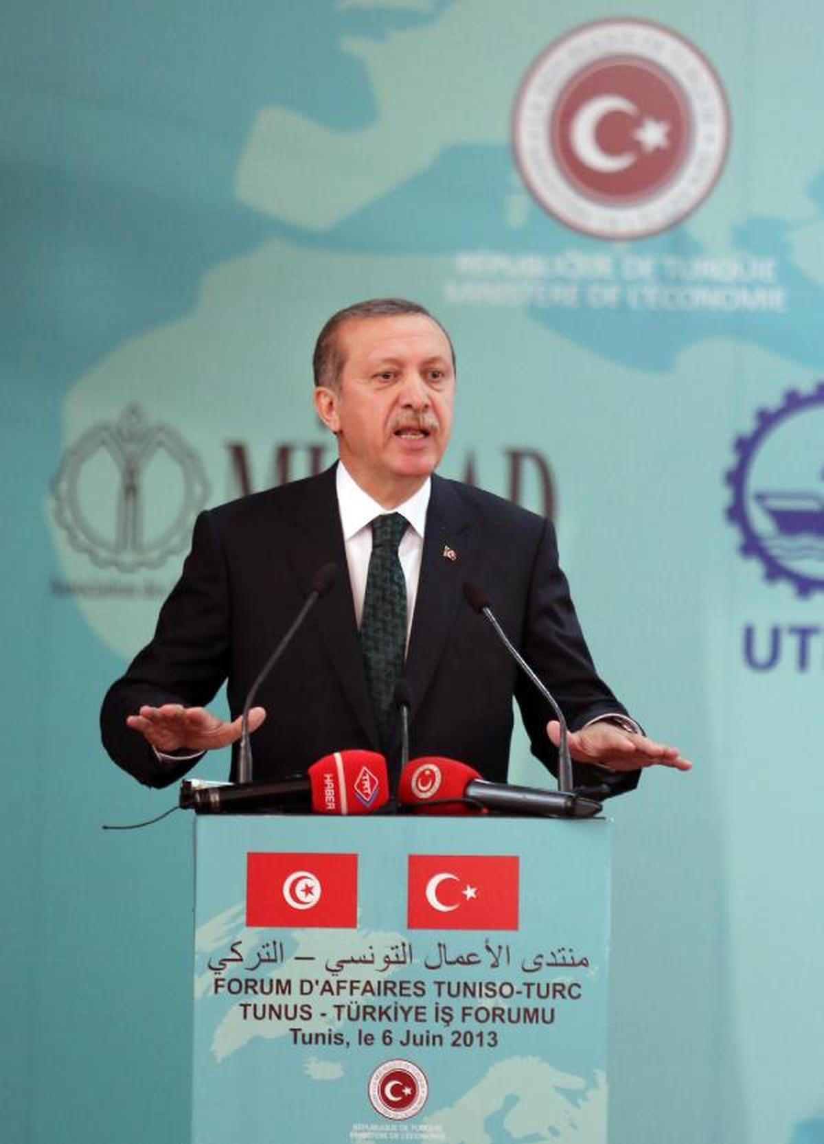 Erdoğan Türk İşadamlarını Tunus\'ta Yatırım Yapmaya Çağırdı