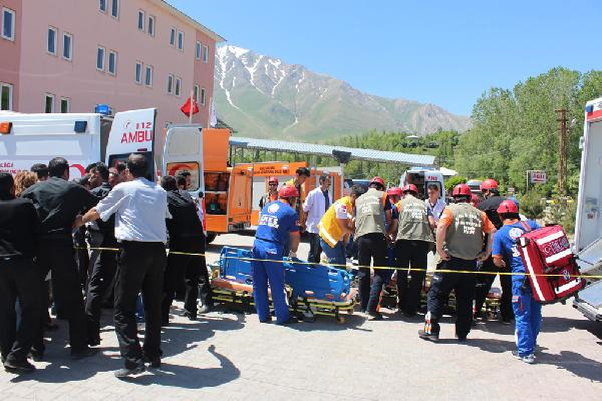 Hastanede Yangın Tatbikatı