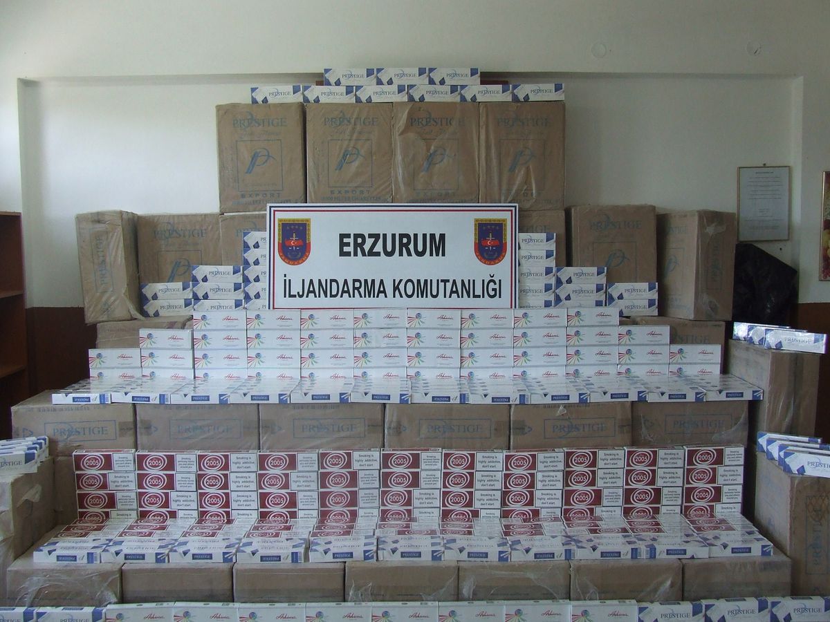 6 Bin 600 Paket Kaçak Sigara Ele Geçirildi