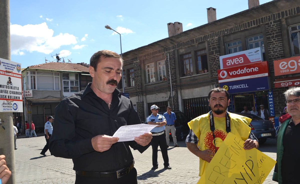 Kula\'da Gezi Parkı Basın Açıklaması