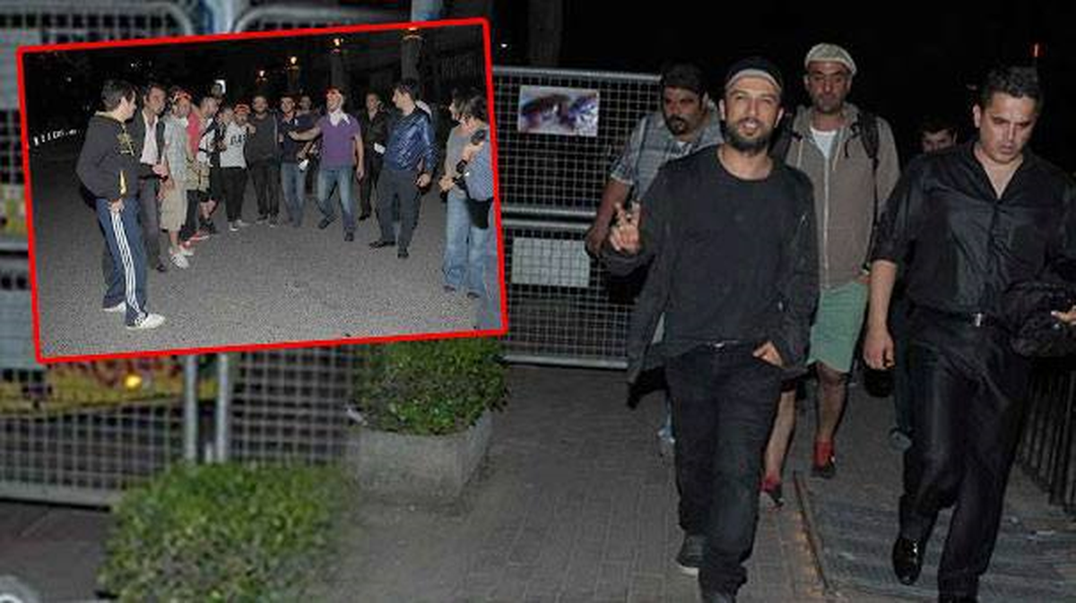 Megastar Eylemcilerle Halay Çekti