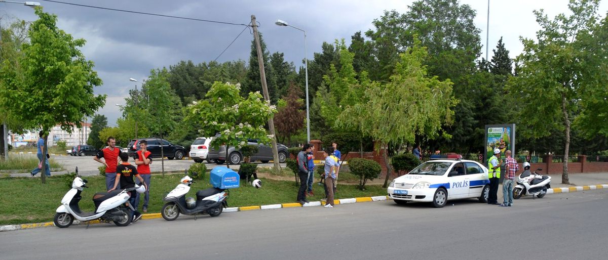 Motosiklet Sürücüleri Denetlendi