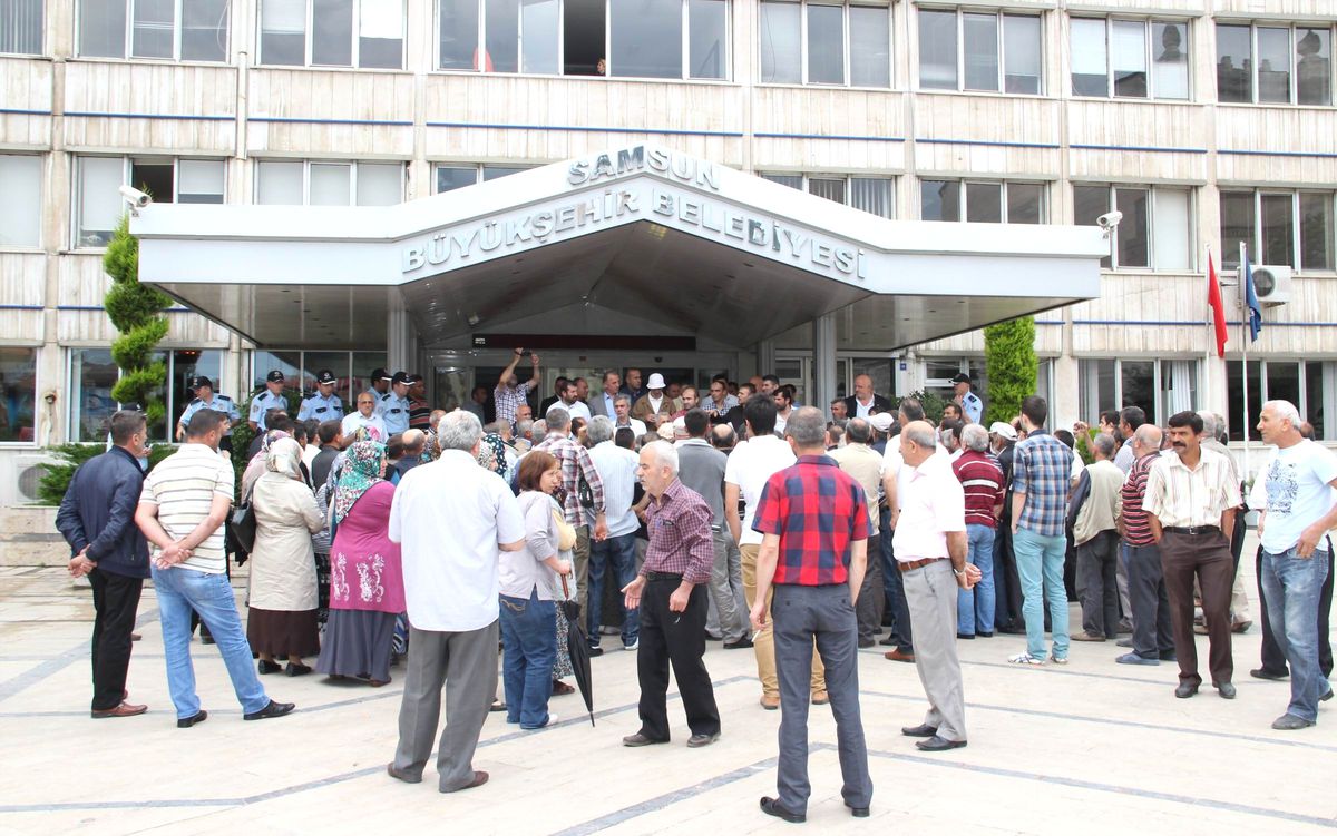 Samsun\'da Pazarcılar Yer Sorununu Çözdü