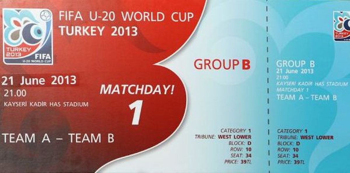 U-20 Biletlerinde Nakit Kararı