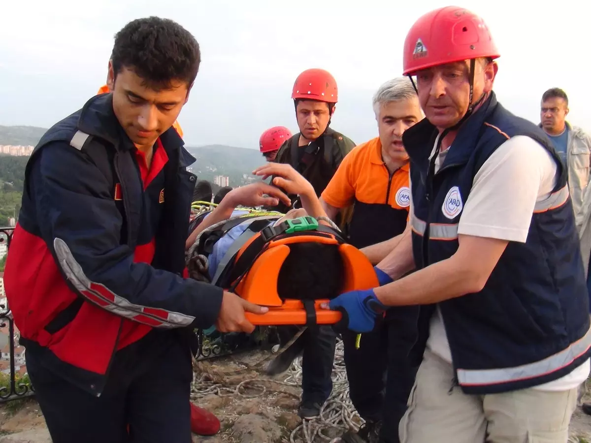 40 Metre Yükseklikten Düştü, Burnu Bile Kanamadı