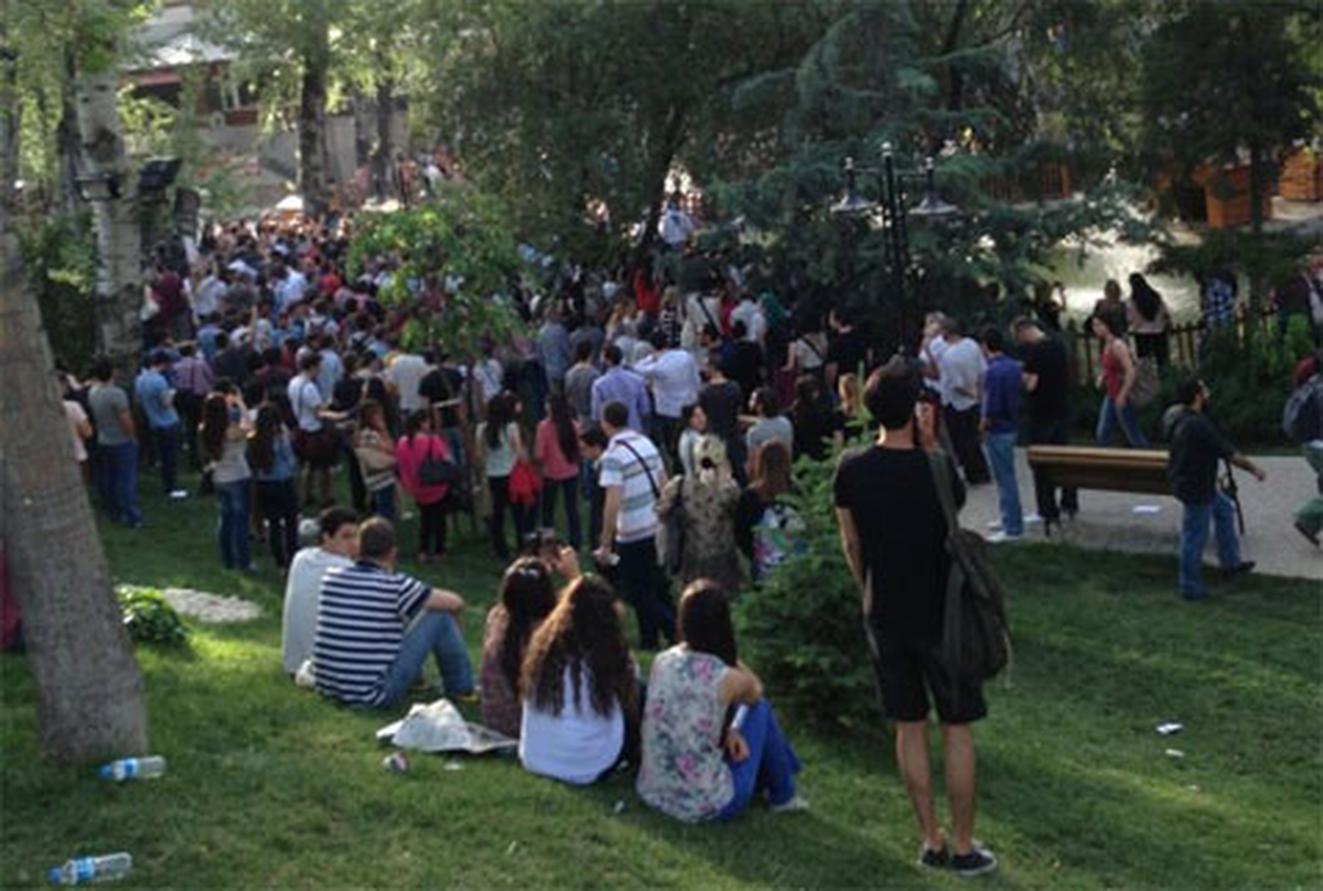 Ankara\'da "Gezi Parkı" Eylemi