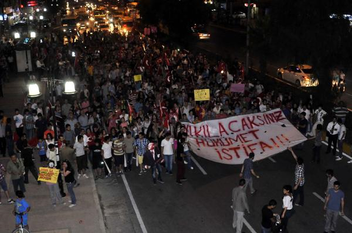 Gezi Parkı Eyleminde Pankart Krizi