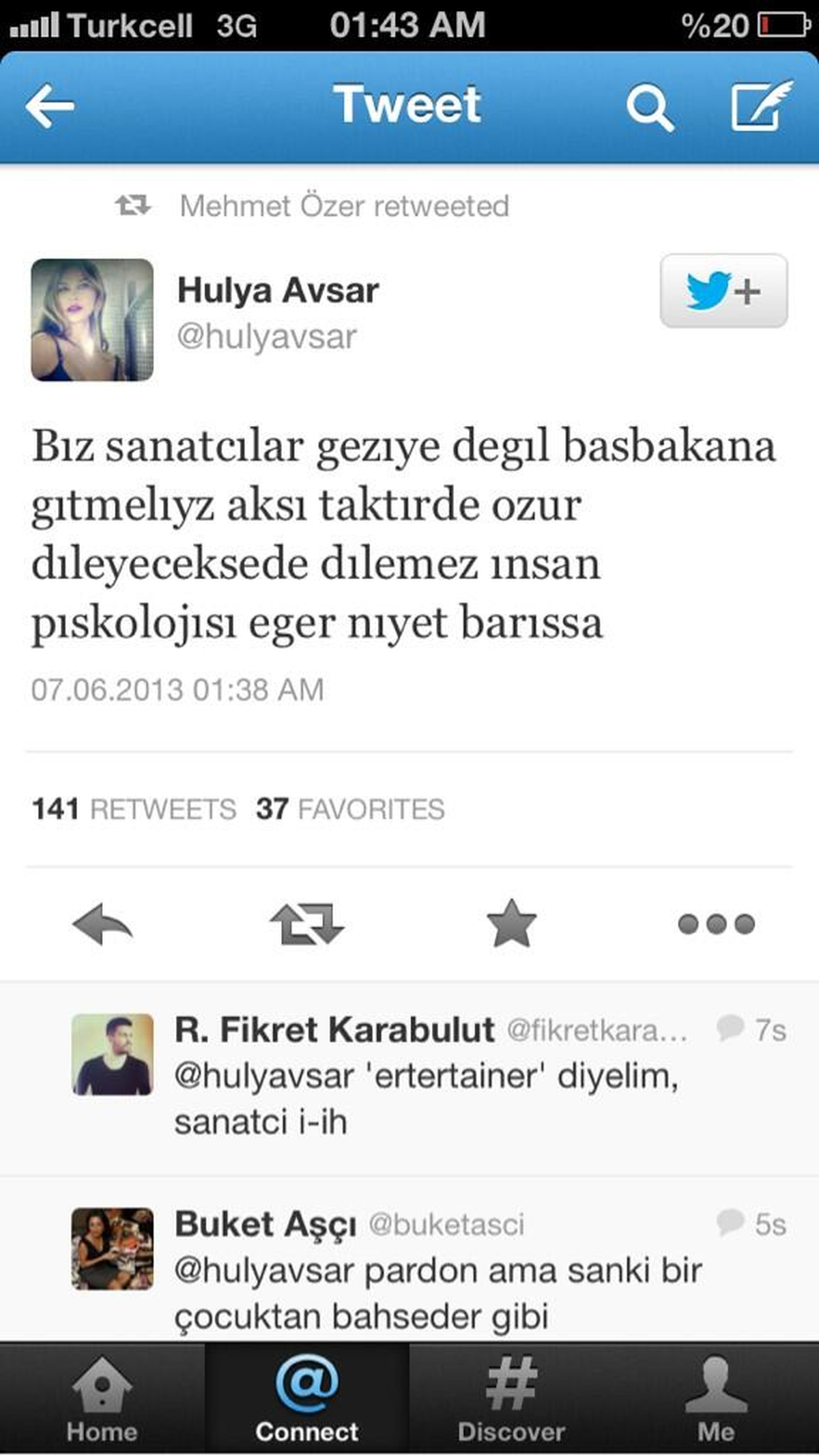 Hülya Avşar'dan Tepki Çeken 'Gezi' Mesajı