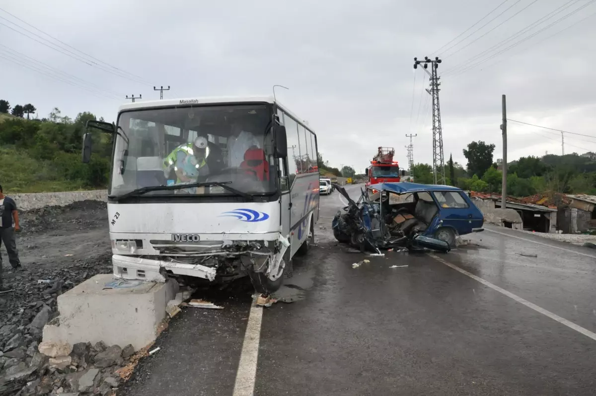 Kazaya Karışan Servis Sürücüsü Tutuklandı