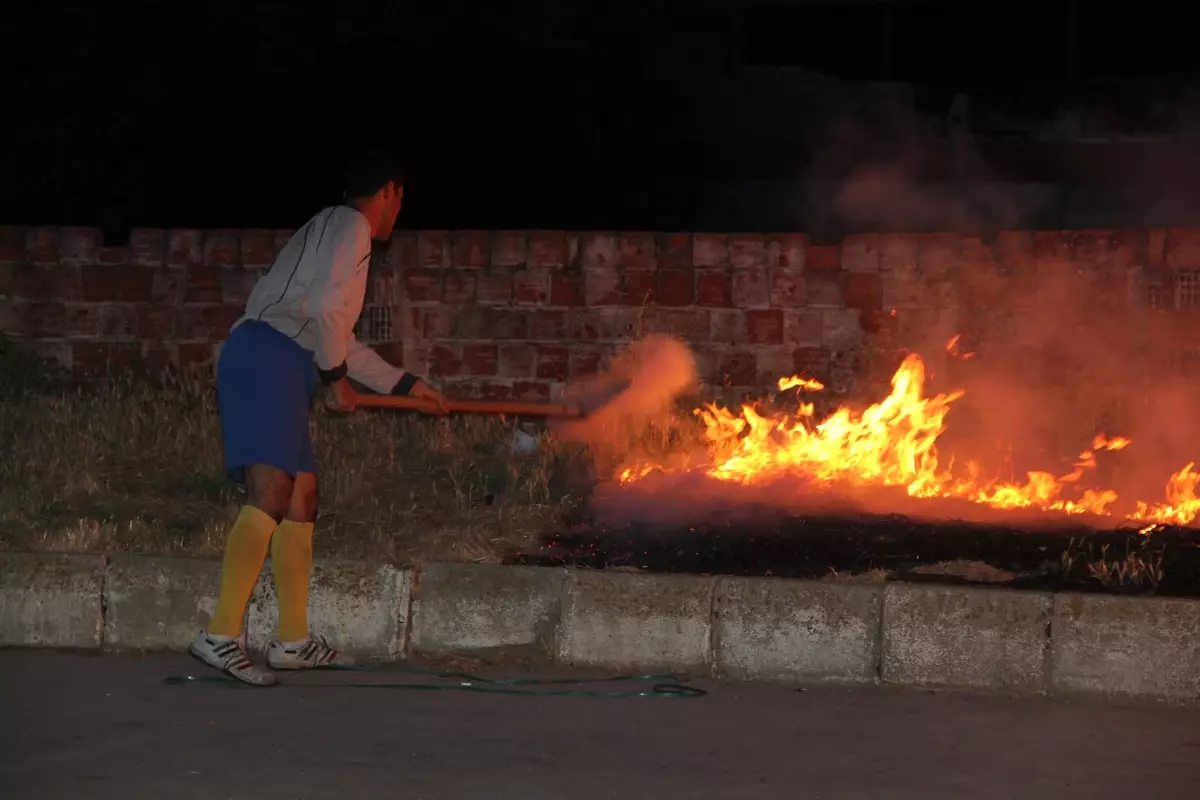 Çöp Konteynırında Çıkan Yangın Korkuttu