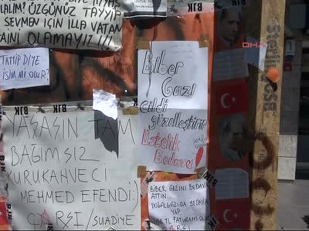 Gezi Parkı, Bağdat Caddesi\'nde Duvar Yazılarına Taşındı