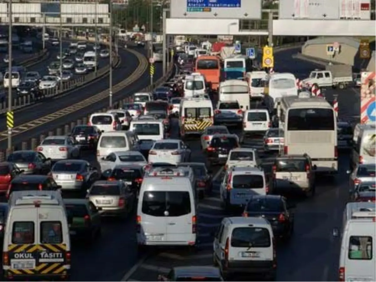 İstanbul\'da Trafik Yoğunluğu