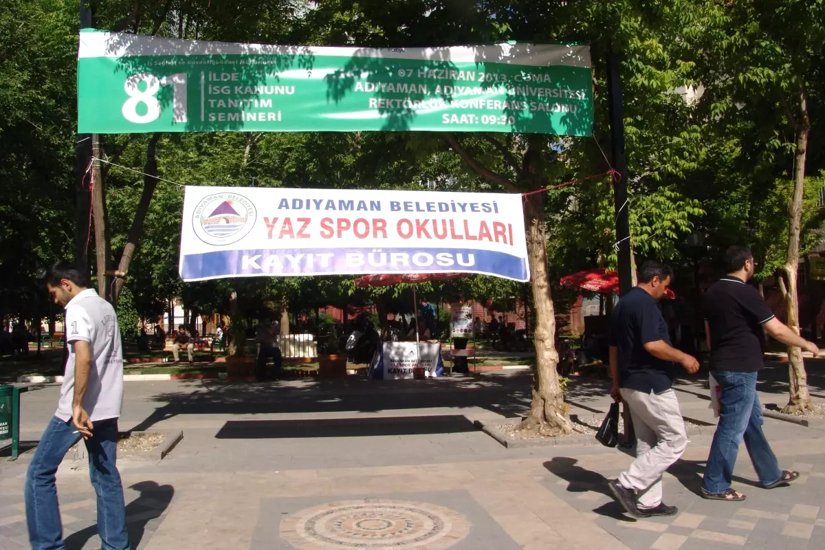 Adıyaman\'da Yaz Spor Okullarının Kayıt İşlemleri Başladı